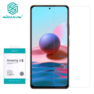 For Xiaomi Redmi Note 10 /10s Tempered Glass NILLKIN H/H Pro 2.5D Screen Protector For Redmi Note 10 Pro Max Phone Film