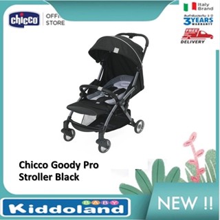 Chicco Goody Pro Stroller Black รถเข็นพับเก็บอัตโนมัติ รถเข็นที่จะทำให้ชีวิตคุณง่ายขึ้น