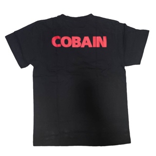 Tee เสือยืดผู้ชาย เสื้อยืดแฟชั่น เสื้อยืดครอปjuUE เสื้อยืด เสื้อวง kurt cobain / นักร้องนำ Nirvana