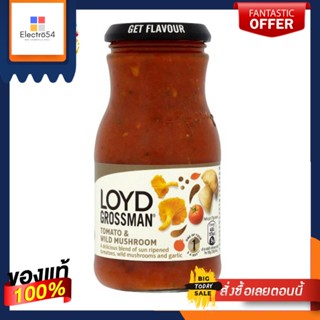 Loyd Grossman Tomato and Wild Mushroom Pasta Sauce 350g ลอยด์ กรอสเเมน ซอสพาสต้ามะเขือเทศและเห็ดป่า 350g