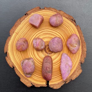 ก้อนทับทิม ธรรมชาติ (Ruby Matte Polished Tumbled/Rock)