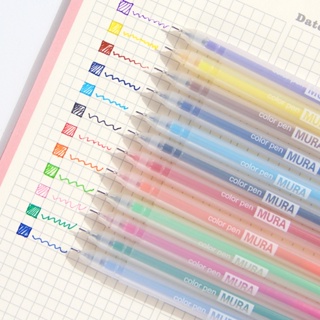 12 ชิ้น / เซต 0.5 มม. ปากกาเจล หลากสี บัญชีมือ การวาดภาพประกอบ กราฟฟิตี ปากกาวาดภาพ เครื่องเขียน โรงเรียน ปากกาหมึกเจล
