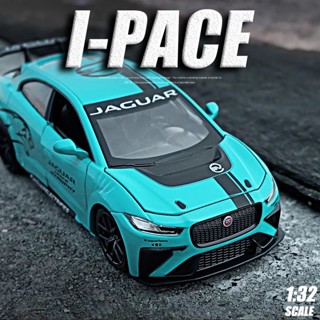 ♂【RUM】1:32 Scale Jaguar I-PACE Alloy Car Model Light &amp; Sound effect Die Cast Car Model Toys for Boys Toys for Kids Gift