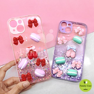 Vivo เคสมือถือ TPU ขอบสีกันกล้อง กากเพชรกริตเตอร์ไล่สีติดอไหล่มาการอง