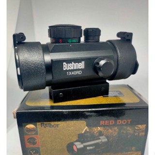 กล้องBushnell 1×40RD ✔️ หน้าเลนส์กว้าง 30 mm กล้องยาว 9.8 cm ✔️ ปรับไฟ 2 สีแดง + เขียว ปรับไฟได้ 5 สเตป