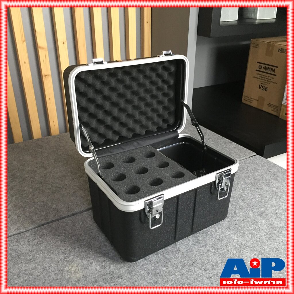 กล่อง RACK ABS 4USD KEVLAR ใส่ไมค์ลอย ลึก9นิ้ว พร้อม ลิ้นชักใส่ไมค์ กล่องใส่อุปกรณ์เครื่องเสียง rack แร็ค กล่องใส่เคร...