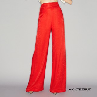 VICKTEERUT Wide Leg Trousers  กางเกงขาบาน