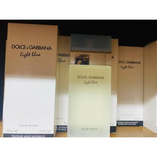 Dolce &amp; Gabbana Light Blue EDT 100ml. [กล่อง/Tester] ของแท้