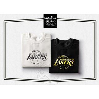 Tee เสื้อเชิ้ตกราฟิก NBA LAKERS - SDT Unisex Tshirt สําหรับผู้ชายและผู้หญิง - ยึดเสื้อยืด D *V$