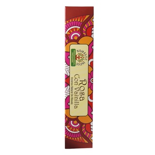 Natural Efe | Indian incense sticks - NAMASTE Rose with Vanilla | ธูปหอม กุหลาบกับวนิลลา 15g