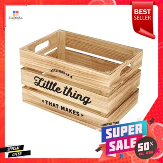 กล่องลังไม้ STACKO LITTLE THING 30x20x18 ซม. สี NATURALWOODEN BOX STACKO LITTLE THING 30X20X18CM NATURAL