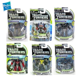 Hasbro Transformers โมเดลฟิกเกอร์ 5 Legendary Optimus Prime Hornet Inspector Motorcycle Megatron 6-8 ซม. ของเล่นสําหรับเด็ก