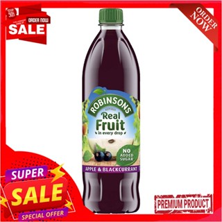 โรบินสันส์น้ำรสแอปเปิ้ลแบล็คเคอร์แรนต์ 1 ลิตรROBINSONS APPLE+BLACKCURRANT NO SUGAR 1L.