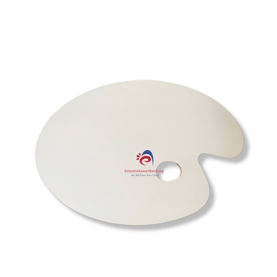 พาเลทเพ้นท์ไม้ทรงรี เบอร์ 2 V-Tec 3527 / Vtec Oval Wood Pallet / Wood Palette สําหรับวาดภาพขนาดใหญ่ 