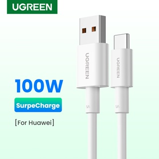 Ugreen สายชาร์จ USB Type C ABS 5A ชาร์จเร็วมาก สําหรับ Huawei P30 P10 P20 Mate9 mate 10 mate 20 Honor 10 V10 V20 Honor