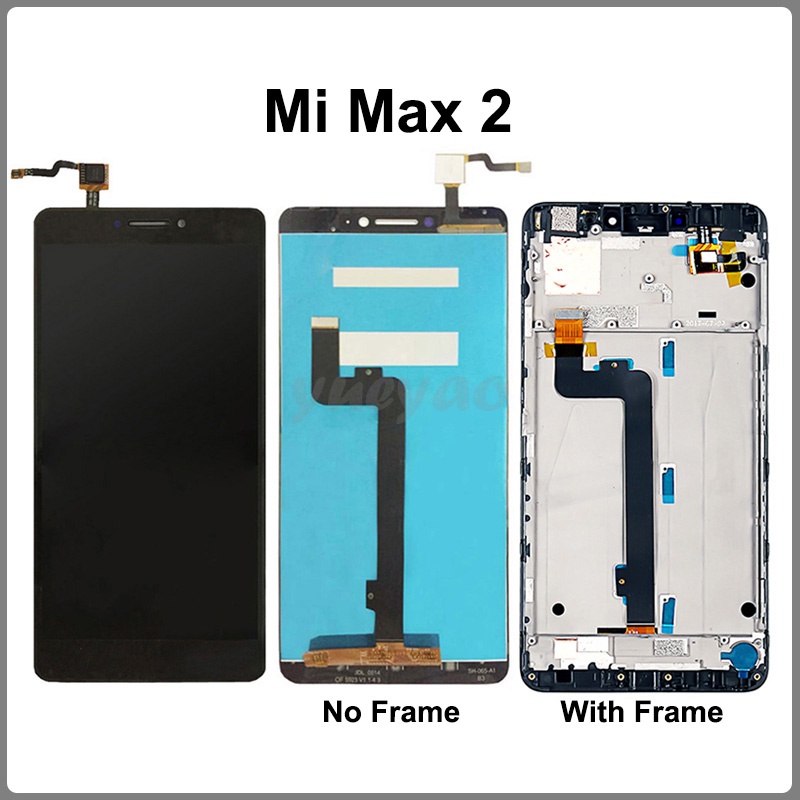 For XIAOMI Mi MAX 2 LCD Display Touch Screen Digitizer Assembly For Xiaomi Mi Max2 LCD Screen With Frame Replacment Part