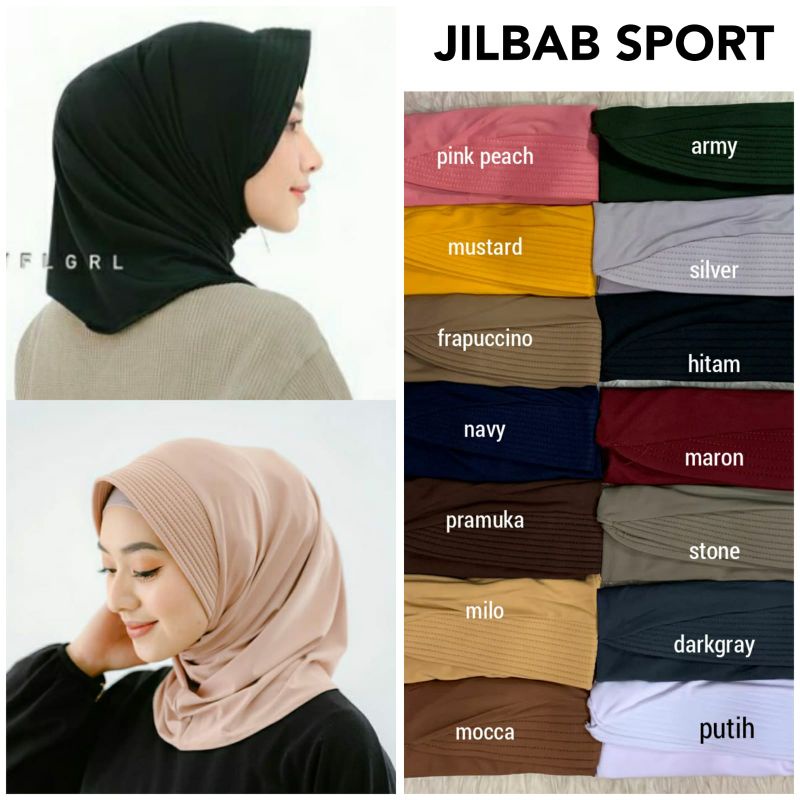 Bergo Sport/Sport Hijab/Sports Hijab