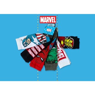 ✅ [UK9-12] Marvel Avengers 6 Pack Socks ถุงเท้า มาเวล แอดเวนเจอร์ 6 คู่