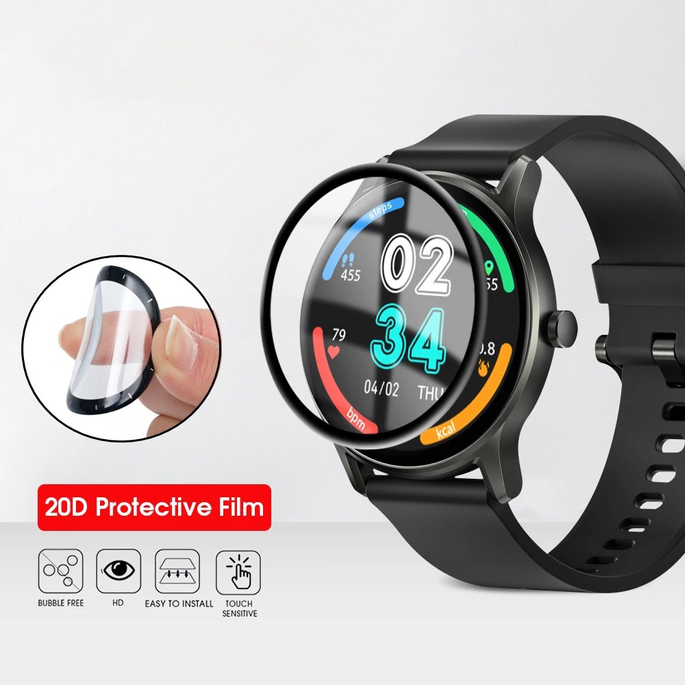 Combo 2 ชิ้นนาฬิกาอัจฉริยะนิรภัย Kieslect K11 / L11 Pro / Kr Calling / L11 Pro Lady แบบเต็มหน้าจอ 3D