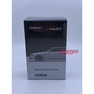 Tarmac Works Toyota Chaser Silver Toycar Salon 2022 รุ่นพิเศษ GLOBAL64