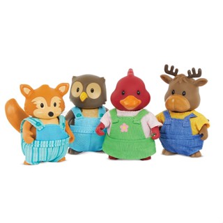 LIL WOODZEEZ FOREST FRIENDS SET เซ็ตตุ๊กตาเพื่อนสัตว์ป่า