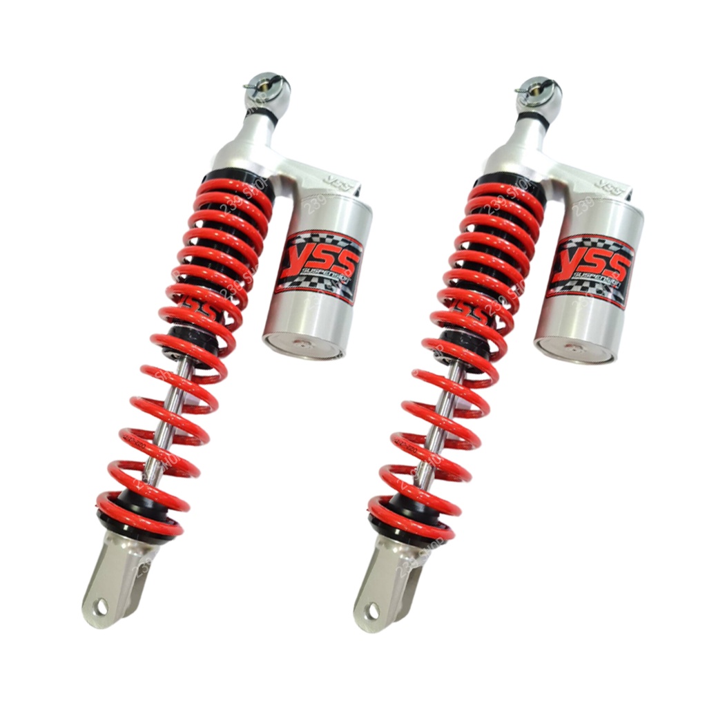 โช็คหลัง YSS แท้ LEGEND EDITION PCX 2018 สปริงแดงกระปุกบรอนซ์สติกเกอร์แดง TC302-350TL-07-859L โช๊คหล