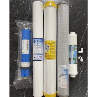 Set.3 ไส้กรองน้ำ RO 5 ขั้นตอน 20นิ้ว PP/Resin/CTO เมมเบรน 150 / Post carbon 10 นิ้วตู้กดน้ำหยอดเหรียญและเครื่องกรองน้ำ