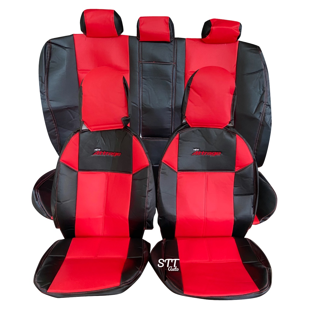 ชุดหุ้มเบาะ Mitsubishi ATTRAGE ปี 2012 – 2019 หน้าหลัง ตรงรุ่น เข้ารูป [ทั้งคัน] mitsubishi attrage หุ้มเบาะ แอทราจ ราคา ถูกที่สุด ดีลบีเคเค แกลเลอรีภาพที่ 6
