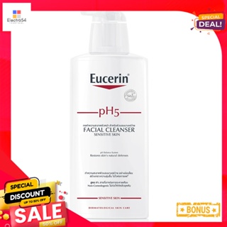 ยูเซอริน พีเอช5 เฟเชี่ยลคลีนเซอร์ 400มล.EUCERIN PH5 FACIAL CLEANSER 400 ML.