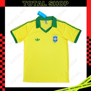 Brazil 1978 Home Vintage Jersey เสื้อบอลทีมชาติบราซิล เสื้อบราซิลย้อนยุค1978