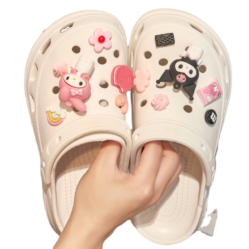 JIBBITZ Crocs charms ตัวติดรองเท้า KulomiCinnamon ตัวติดรองเท้า Crocs