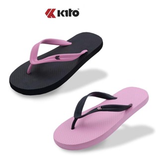 KITO AP88 รองเท้าแตะฟองน้ำแบบหนีบสีดำชมพู