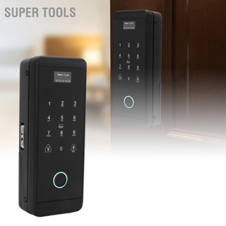 Super Tools~ อุปกรณ์ล็อคประตูอัจฉริยะ แบบใส่รหัสผ่าน ดิจิทัล บลูทูธ Wifi เสียงเตือน สําหรับกระจก ไม้ บานเลื่อน