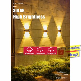 High quality solar light  6 LED 6W up and down lights