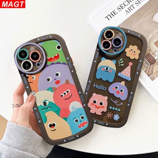 เคสโทรศัพท์มือถือ ลายการ์ตูนมอนสเตอร์ตัวเล็ก หลากสี สําหรับ Realme C21Y C25Y C2 5 5i 6i C3 C35 RealmeC11 C11 2021 C25 C15 C12