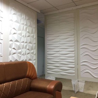 แผ่นตกแต่งผนังพีวีซี (PVC Wall panel) ขนาด 50x50 ซม.