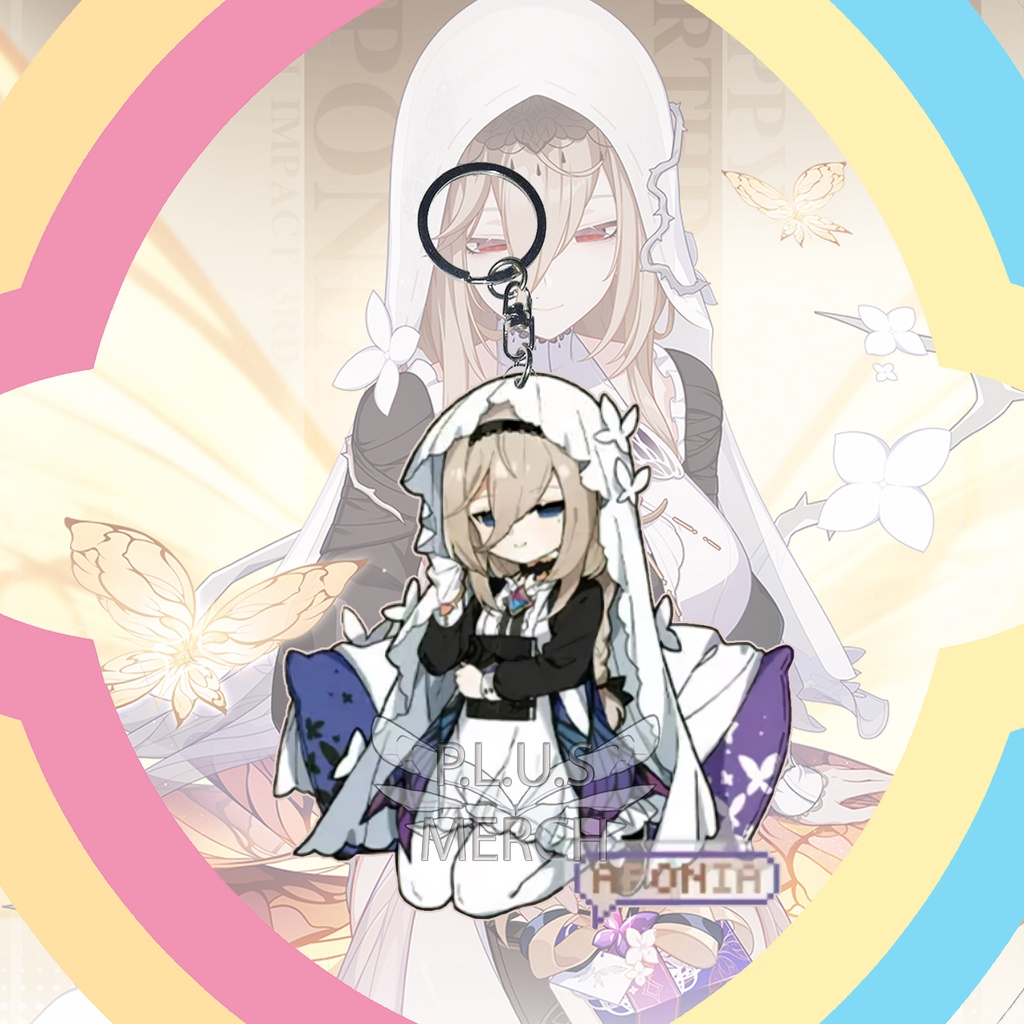 Gantungan Honkai Impact Aponia พวงกุญแจ 03 - HI3 - พวงกุญแจ - ของที่ระลึก - อะนิเมะ - Ganci - อะนิเม