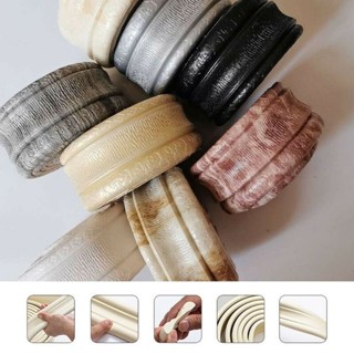 วอลเปเปอร์ติดผนัง DIY 3D สเตอริโอโฟมสติ๊กเกอร์ติดผนังวอลล์เปเปอร์ห้องนั่งเล่น Decor เอว Line ขอบแถบพื้นหลังกรอ