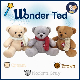 Swiss RayGuard ตุ๊กตาหมีป้องกันคลื่นแม่เหล็กไฟฟ้า WONDER TED Gen.2  by RayGuard (ผ้าพันคอ คละสี)