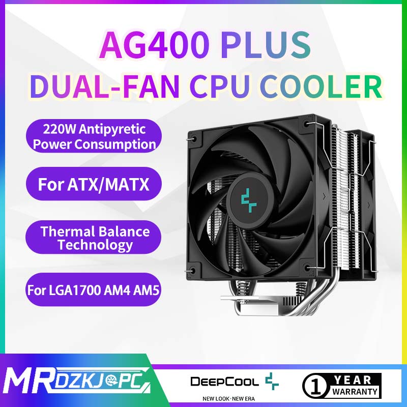 [สินค้าใหม่]Deepcool Gammaxx 400 PLUS V5(AG400 PLUS) หม้อน้ําระบายความร้อน CPU 4 ท่อ