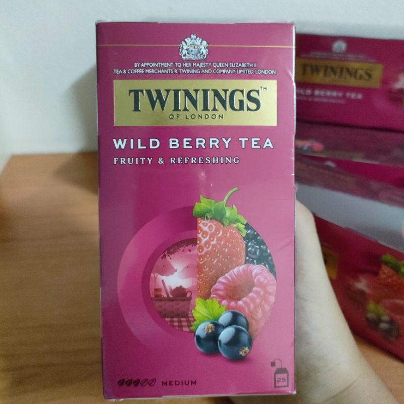 Twinings of London wild berry tea (ถ่ายจากสินค้าจริง)