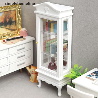 [simplehomeline] ตู้โชว์ ตู้หนังสือ เฟอร์นิเจอร์ ขนาดเล็ก 1:12 สําหรับตกแต่งบ้านตุ๊กตา พร้อมส่ง