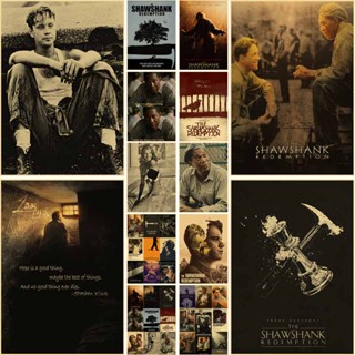 โปสเตอร์ภาพยนตร์คลาสสิก The Shawshank Redemption สําหรับตกแต่งผนังบ้าน ห้องนั่งเล่น