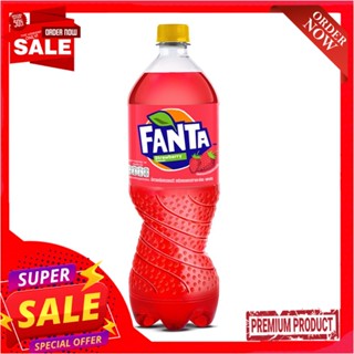 แฟนต้าน้ำแดง 1 ลิตรFANTA STRAWBERRY 1 LT