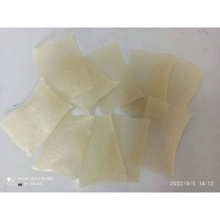 ข้าวตังแผ่นดิบ-เหลี่ยม งอ หด 5.7*8ซม.น้ำหนัก10กก.