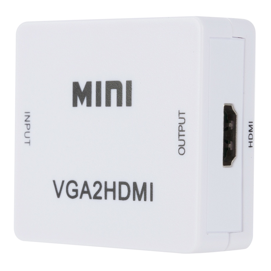 สายคอมพิวเตอร์  Grwibeou Portable Mini VGA to HDMI compatible Converter VGA2HDMI Video Box Audio Adapter 1080P For Noteb #5
