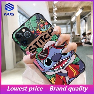 Mg TIKTOK เคสโทรศัพท์มือถือกระจกนิรภัย ลาย Lilo &amp; Stitch ไฮเอนด์ สําหรับ iPhone 14 14max 14promax 13 13Pro 13Promax 12ProMax 11 7plus 8plus XR XS X XSMAX 11ProMax 11pro 12 12pro