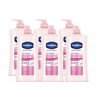 Vaseline healthy white UV lightening 500ml.วาสลีน เฮลธีไวท์ ยูวี ไลท์เทนนิ่ง 500มล.6ขวด