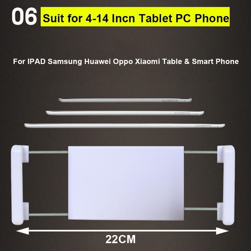 Folding Long Arm Tablet Phone Stand Holder For Ipad Samsung Kindle 4-14 Inch 360 Rotation Strong Lazy Bed Tablet Mount B #8