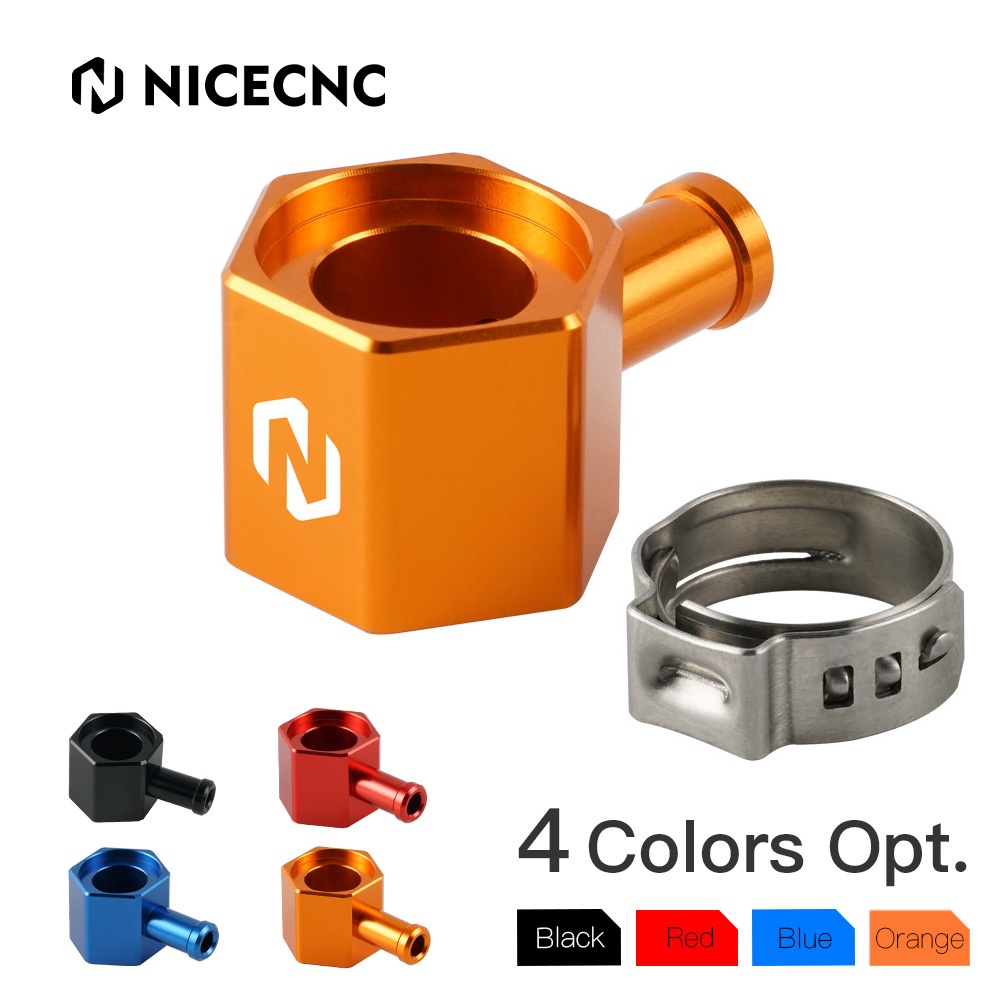 NICECNC Motocross Fuel Line Tank Connector Connection For KTM 250 300 EXC XCW XC TPi 2020-2022 350 500 EXCF 250 SXF Blue